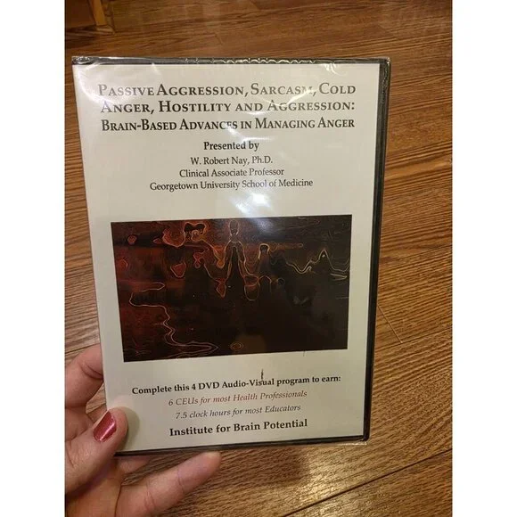 Passive Aggression Sarcasm Cold Anger-Institute For Brain Potential 4 DVDs NEW - Picture 1 of 3